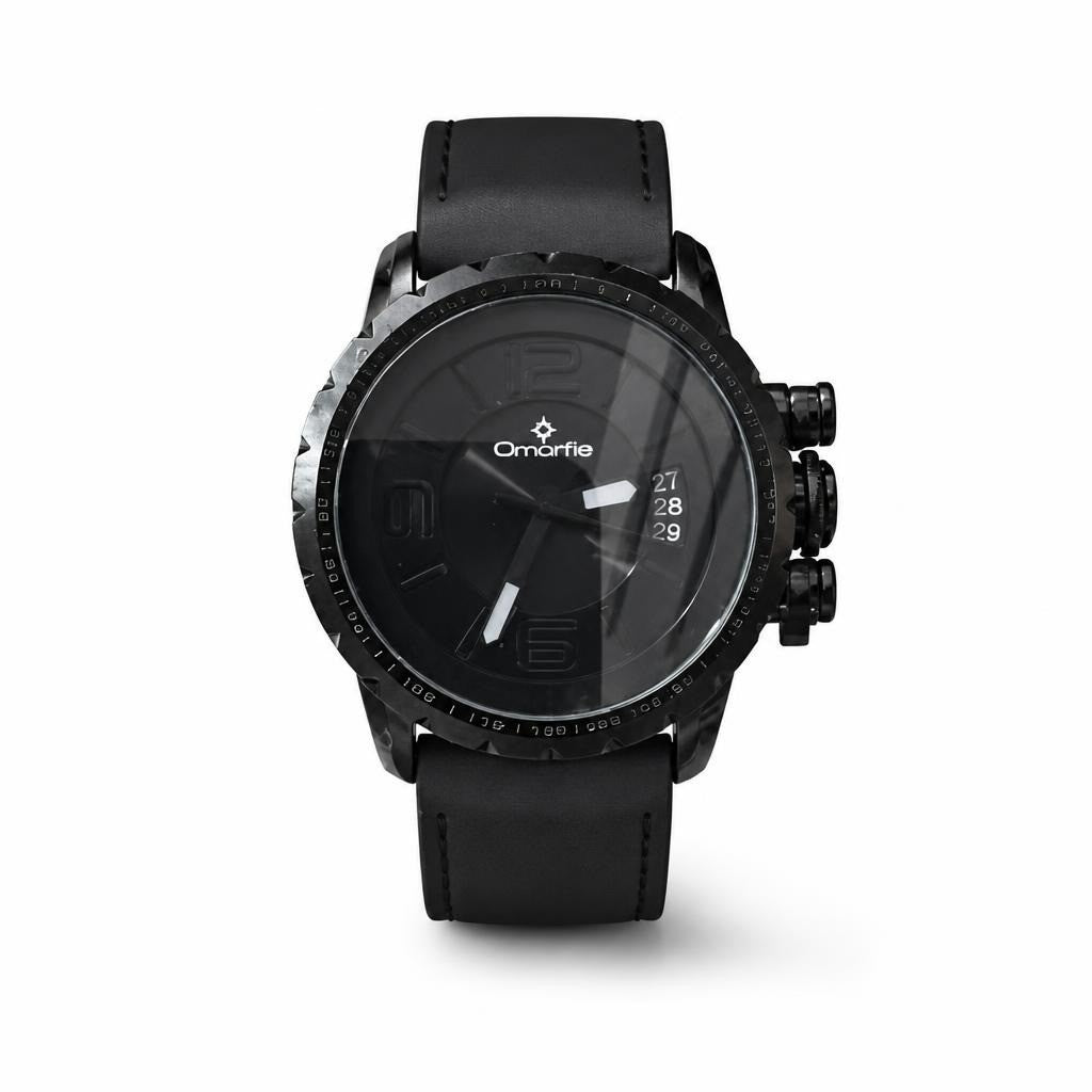Omorfie Black Sport Watch, large case - second-hand at Why Go Less