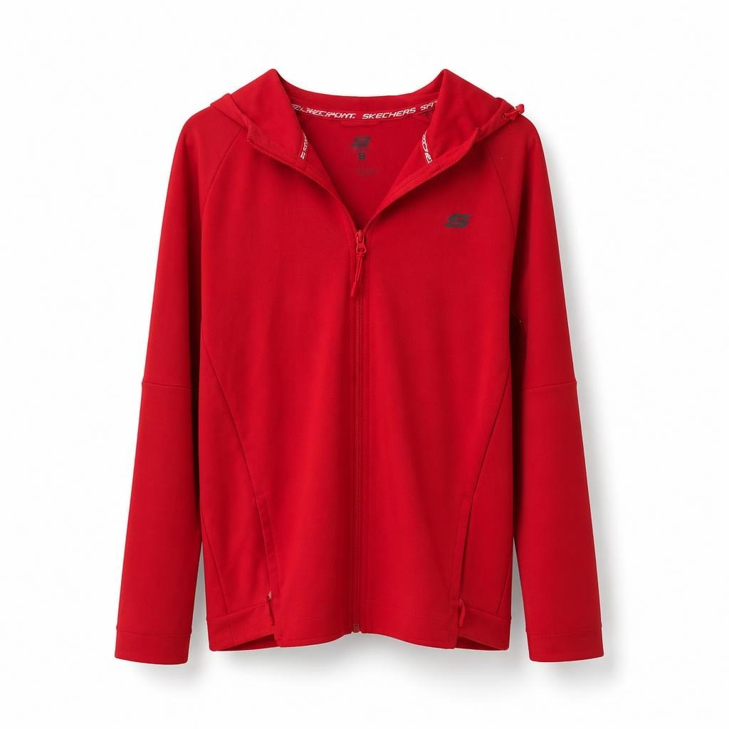 Skechers Sport red quarter-zip sweatshirt - second-hand at Why Go Less